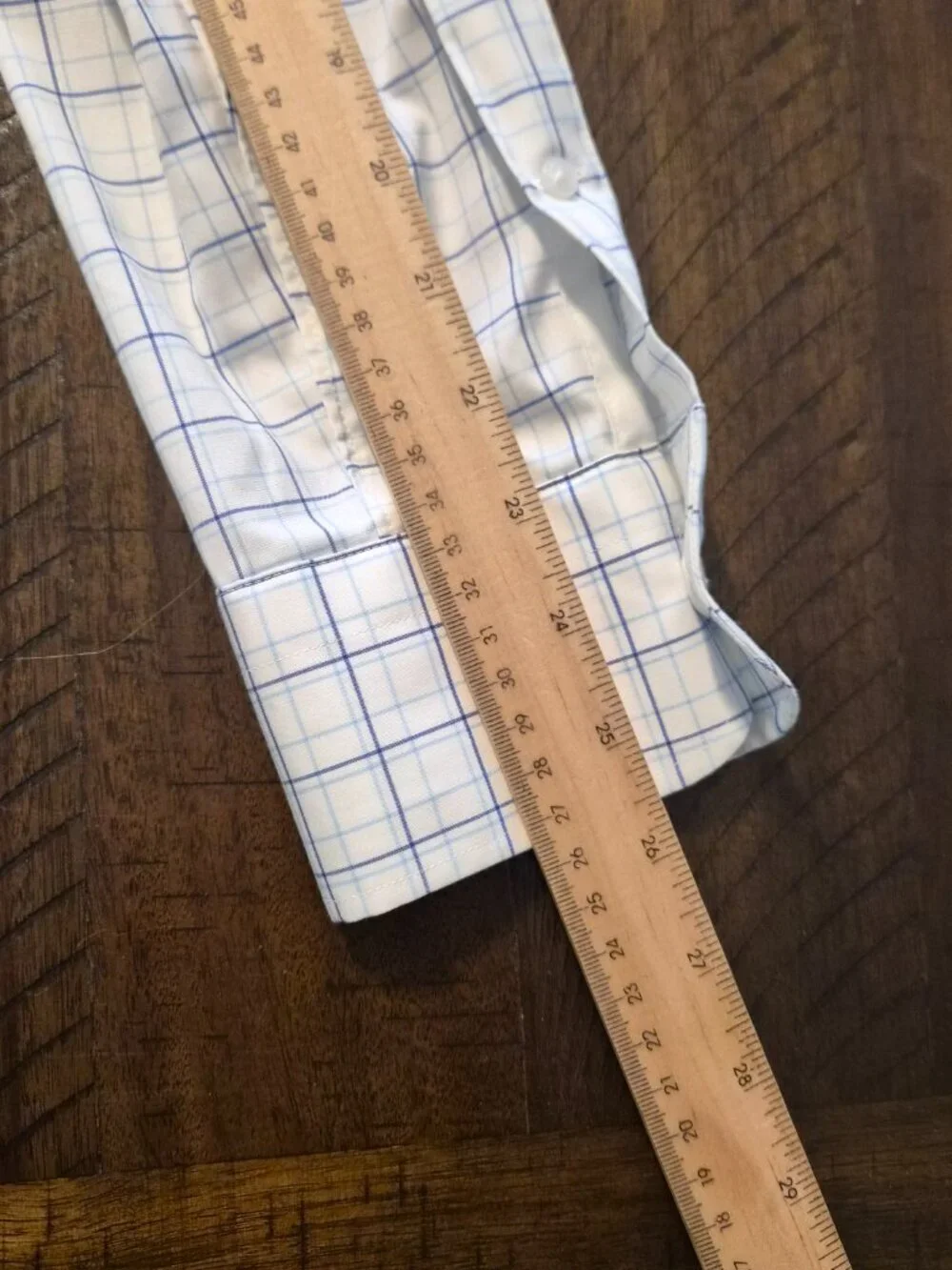 J.Crew Ludlow Slim Fit White Check Button-Down Dress Shirt Size 15/34 G327